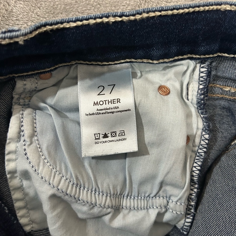 Mother high waisted rascal sneak jeans - Picture 10 of 12